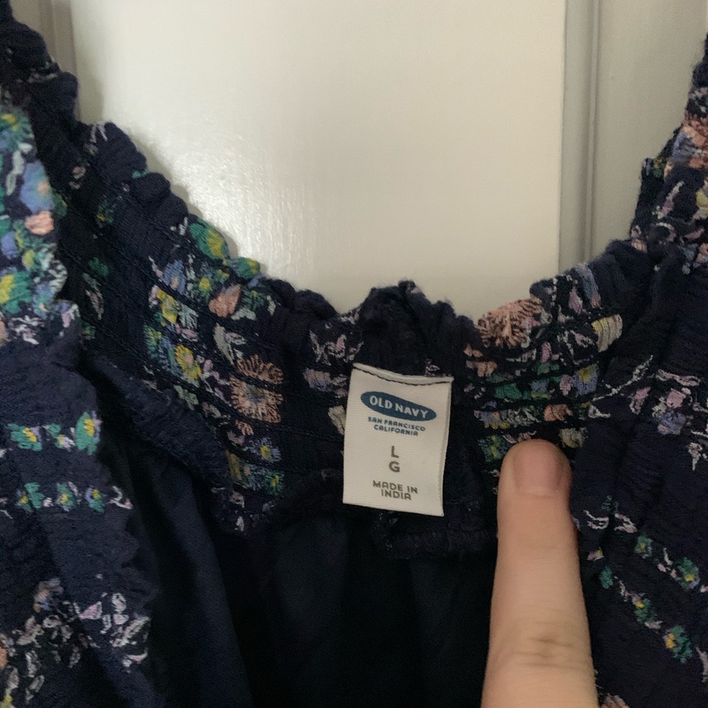 Old navy Off the Shoulder Midi Floral Dress - Picture 4 of 5